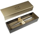 Ручка шариковая Parker, Vector Stainless Steel, подарочная