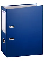 Папка архивная 70мм А4 синяя, бумвинил, прозр.карман 