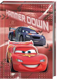 Алфавитная книга А7 "Cars" выб.УФлак, вырубн.фигурка, Disney