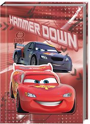 Алфавитная книга А7 "Cars" выб.УФлак, вырубн.фигурка, Disney