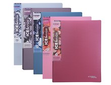 Папка на 4 кольцах «Trend ICEberries», 17 мм, А4, пластик, в ассортименте, Expert Complete