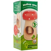 Игра логическая деревяннаяНабор для конструирования Мухомор