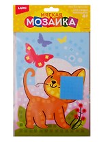 Набор для творчества LORI Мягкая мозаика. Малый набор "Котёнок" Кэ-007