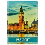 Обложка для паспорта London Вечерний город (ПВХ бокс)