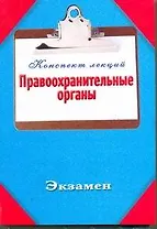 Правоохранительные органы. Конспект лекций