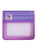 Папка для тетрадей А5 "Совушка" 1отд., липучка, пластик, инд.уп.