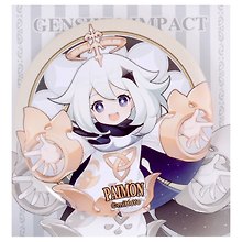 Значок «Genshin Impact. Can Badge Paimon»