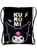 Мешок для сменной обуви «Kuromi» черный, 36X47см - 0