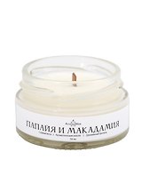 Свеча ароматическая в стеклянной баночке Папайя и макадамия (50 мл) (439004789) (AromaWax)