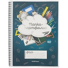 Папка-портфолио «School Life» А4, пластик, 40 файлов, Erich Krause