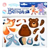 Игра магнитная "Всякая всячина. Зоопарк" (6 зверей). Серия Магнитные истории