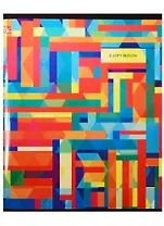 Тетрадь в клетку Unnika, "Яркая графика", 96 листов, в ассортименте