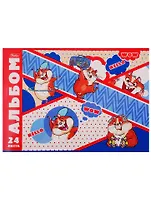 Альбом для рисования Hatber, "Ассорти", А4, 24 листа, на скобе