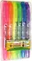 Текстовыделители 6 цветов, 4 мм, блистер, Crown - 0