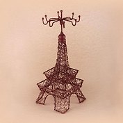 Декоративная настольная подставка для украшений (28892) (10,5х10,5х27)