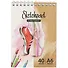 Скетчбук А6 40л 48л "Выбор стиля" белый офсет, крафт. бумага 80г/м2, карт.обл., гребень - 0