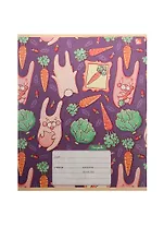 Тетрадь в линейку Unnika, "Забавные животные (орнамент)", 12 листов, в ассортименте