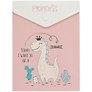 Папка -конверт «Dino Princess» А6 на кнопке, вертикальная
