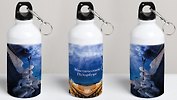 Бутылка с карабином Мистический Петербург Ангелы(металл) (500мл)