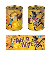 Союзмультфильм Копилка Бочка Ну Погоди! (металл) (8х10)