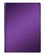 Ежедневник недат. А6+ 160л "Mirror" фиолетовый, иск.кожа, мягк.переплет, двойное ляссе, In Folio