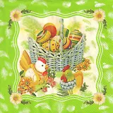 Салфетки Daisy бум. сервировочные Пасха (SDWL001201) (33х33) (20шт) (3сл)