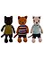 Игрушка мягкая Кот Джон, в одежде, 40 см, микс цветов ( черный, бежевый, коричневый) - 2