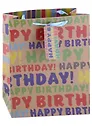 Пакет А4 32*26*12 "Happy Birthday to you" нейтр. бум.мат