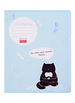 Тетрадь в клетку Hatber, "Кот ТУТ!", 18 листов, в ассортименте