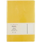 Ежедневник недатированный «Pearl» А5, жёлтый, 96 листов, экокожа, Listoff - 0