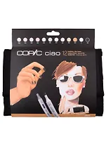 Набор маркеров Copic Ciao телесные тона, 12 цветов, в пенале