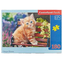 Пазл «Рыжий котёнок» 180 элементов, миди, Castorland