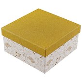 Подарочная коробка «Glitter flowers», 17 х 17 см - 0