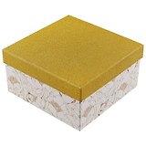 Подарочная коробка «Glitter flowers», 17 х 17 см