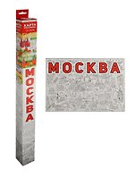 Карта-Раскраска. Москва. 101х69 см. ГЕОДОМ
