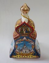 Колокольчик фарфоровый Терем большой (00151)