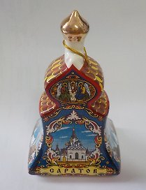 Колокольчик фарфоровый Терем большой (00151)