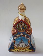 Колокольчик фарфоровый Терем большой (00151)