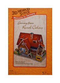 Конструктор 3D Здания Германия Rugal Gabins (W3128h) (11069404) (37 дет.) (16,5х11,2х9,5см) (3