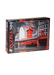 Пазлы 500 А2ф Мулен Руж (500П32_08020) (34х46см) (12+) (Hatber) (коробка)
