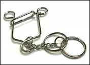 Головоломка металлическая голубая (002501)