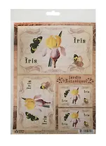 Декупажная карта Ирис (S-151) (упаковка)
