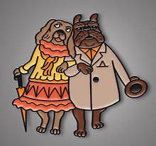 Значок «Собачкина столица. Краснодар», металл