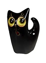 Копилка керамика Кот Обормот черный (14х9х21) (827598)