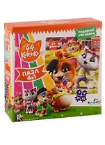 Пазл ORIGAMI 44Котенка Набор 4в1 9-16-25-36Эл К шоу готовы + наклейки.04974