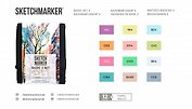 Набор маркеров SKETCHMARKER Basic 3 12шт базовые оттенки + сумка органайзер