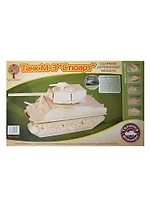 Танк М-3 Стюарт (P327) (6/20) (98дет.) (26х11х13см) (сборная деревянная модель)