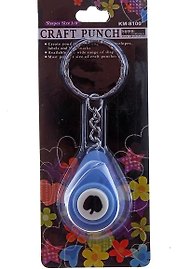 Брелок фигурный дырокол яблочко (640687) (4х3см) (блистер)