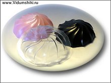 Пластиковая форма для мыла Зефир большой