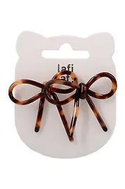 Сережки Бантики (2шт) (акрил) (12-253004-С31) (Lafilaf)